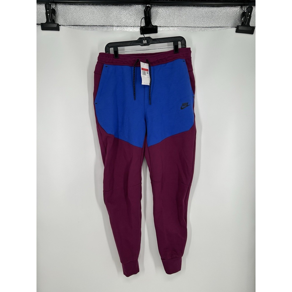 Nike Sportswear Tech Fleece Joggers‎ Pants Sweatpants Sangria Royal CU4495-610 L